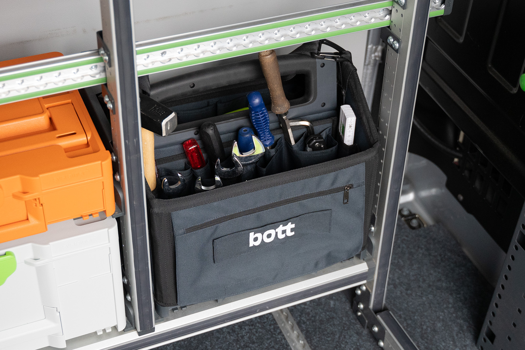 Systainer³ ToolBag M in bott vario3 Fahrzeugeinrichtung von oben