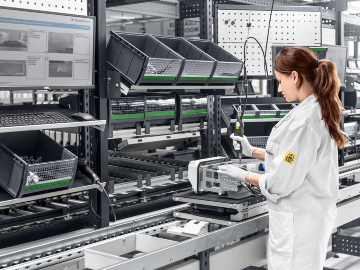Ein ergonomischer Arbeitsplatz, der Haltungswechsel erlaubt.