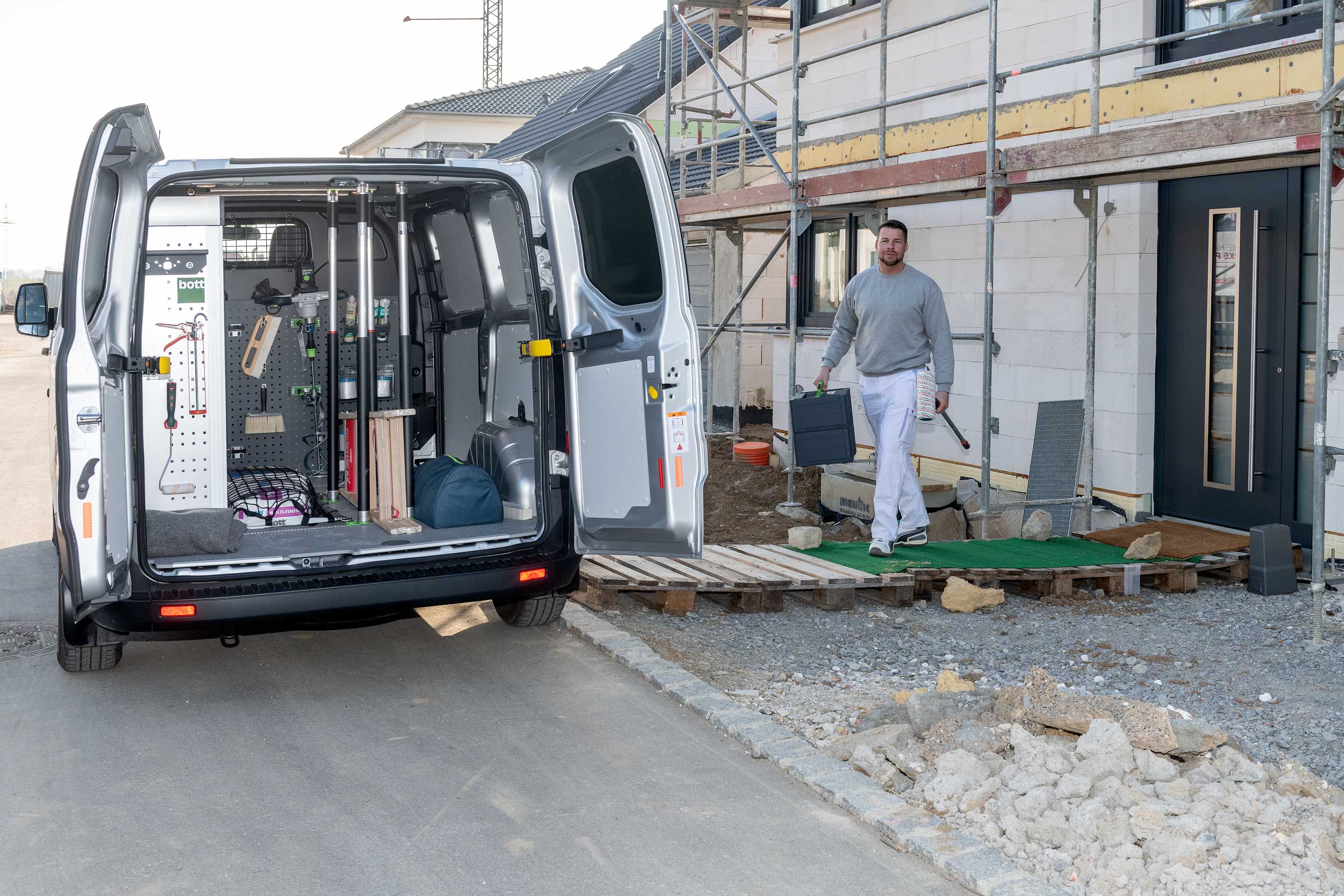 Perfekte Fahrzeugeinrichtung für alle Gewerke